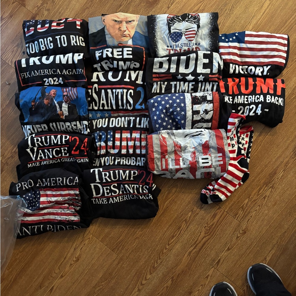 2XL tshirt bundle unisex men’s and women’s Donald trump patriotic American shirt